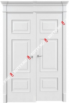Дверь двустворчатая 14 (с багетом) 