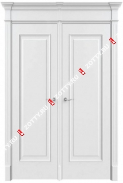 Дверь двустворчатая Порта 2 ДГ (с багетом) 