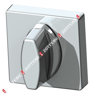 Ручка поворотная ARMADILLO WC-BOLT BK6/USQ СР-8